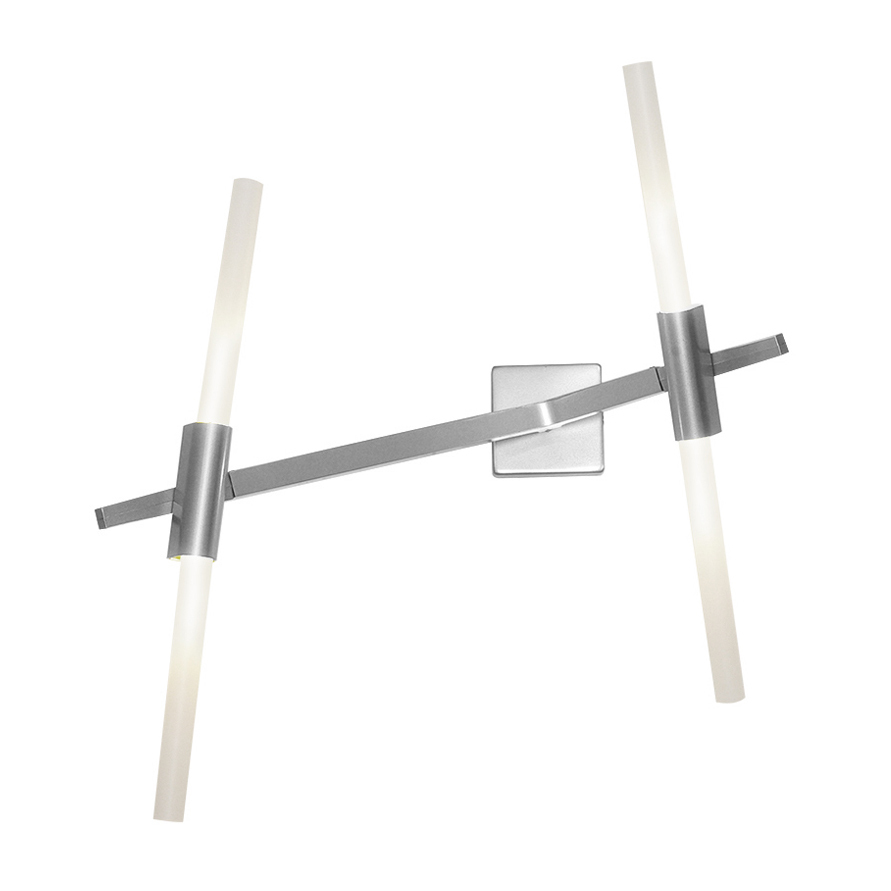 Настенный светильник Агнес Sconce 4 Серебро by ImperiumLoft