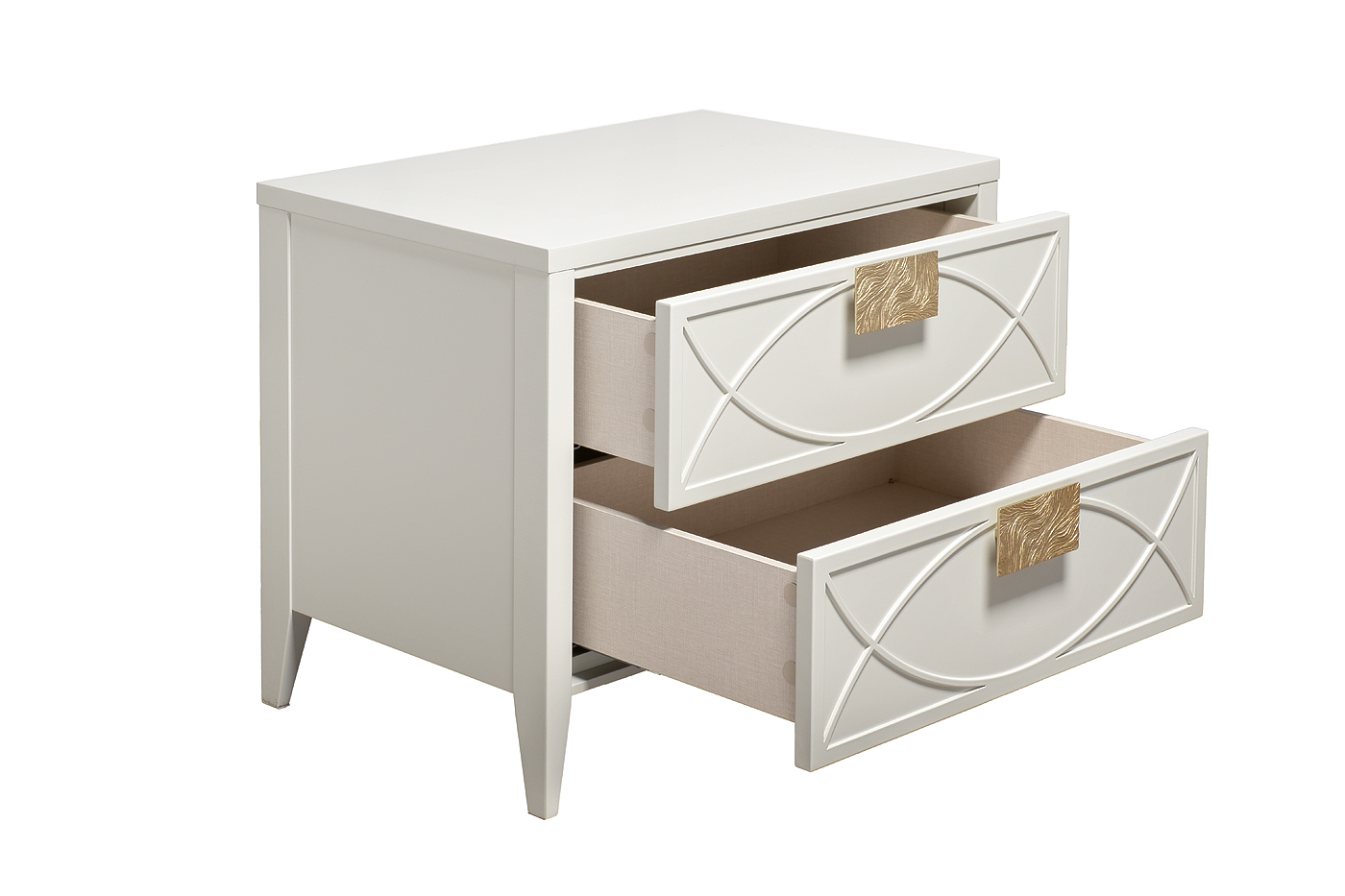 Тумбочка прикроватная бежевая Garda Decor 151SV-00007