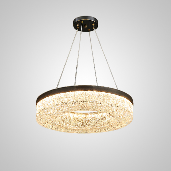 Кольцевая люстра OLAGUS ONE А D60 Black by ImperiumLoft