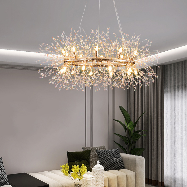 Подвесная люстра ROSALIA RING D70 by ImperiumLoft