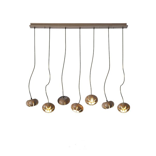 Дизайнерская люстра CAPSULES L90 Light wood by ImperiumLoft