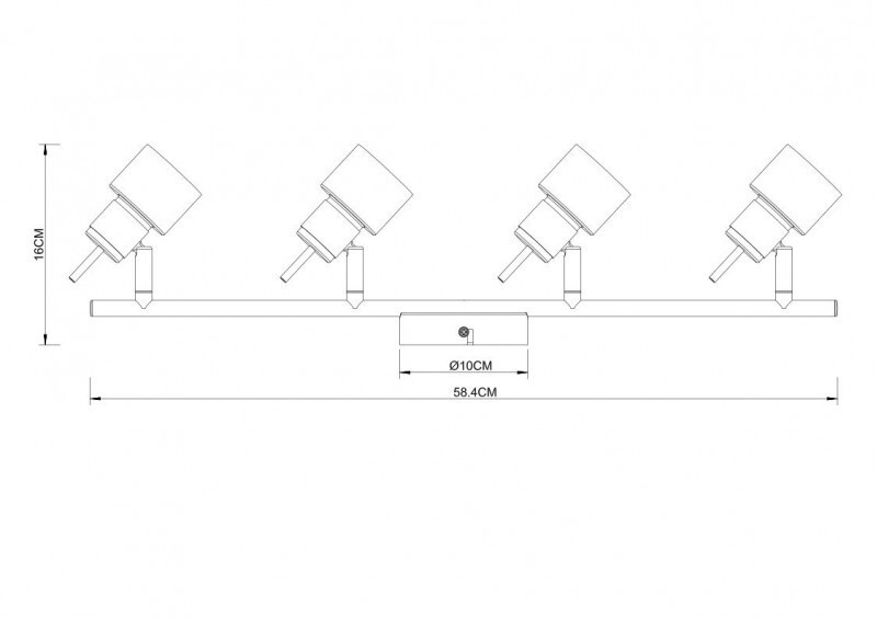 Спот Arte Lamp A1906PL-4WH