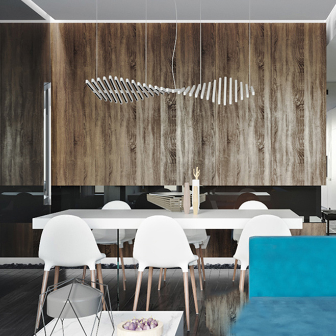 Подвесной светильник RITHM L50 White by ImperiumLoft