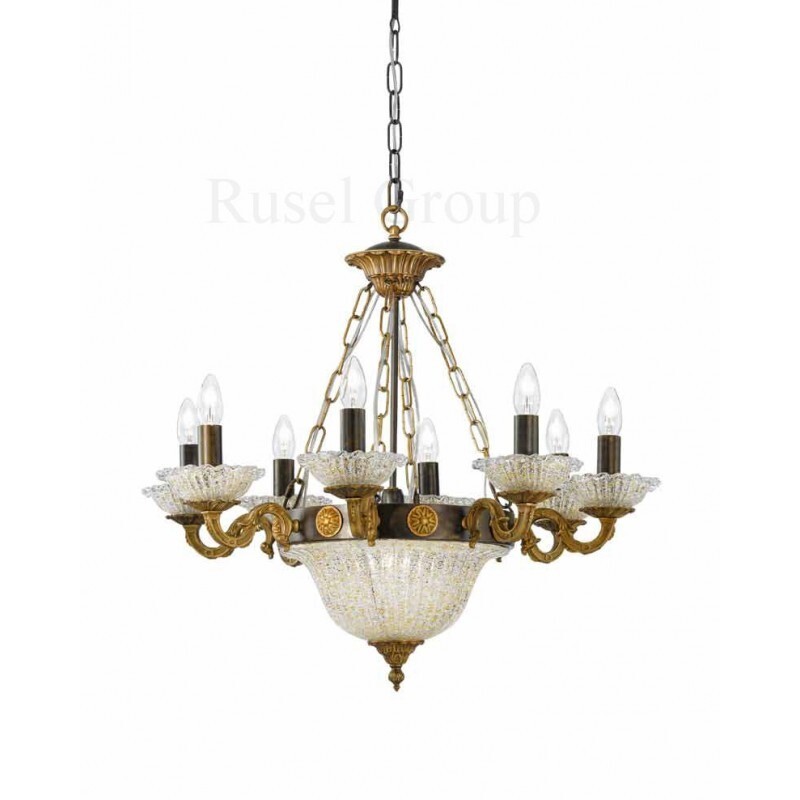 Люстра MM Lampadari SPARTA 7074/8+1-00