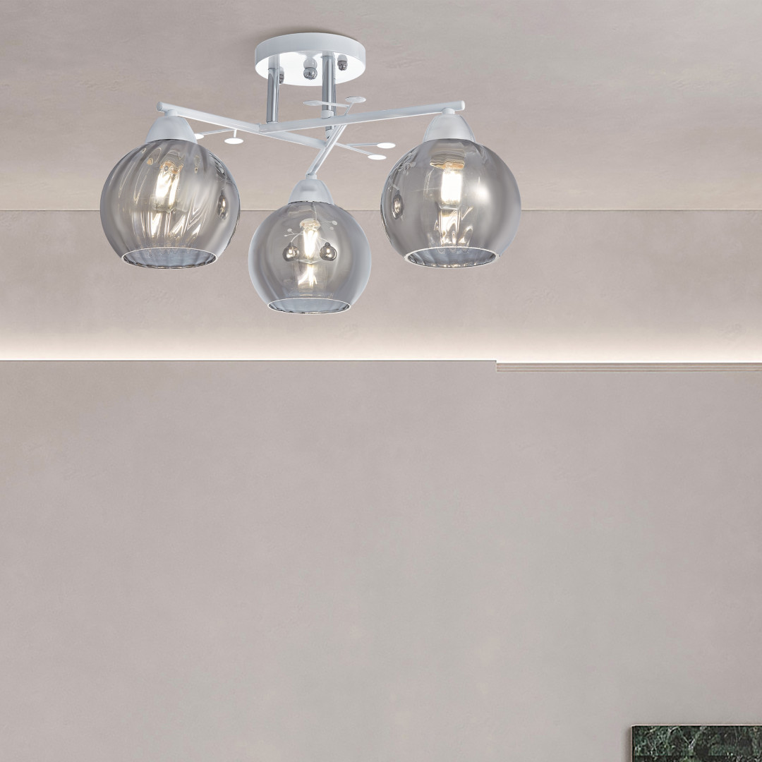 Люстра с плафонами 326508/3 WH+CR Arte Milano