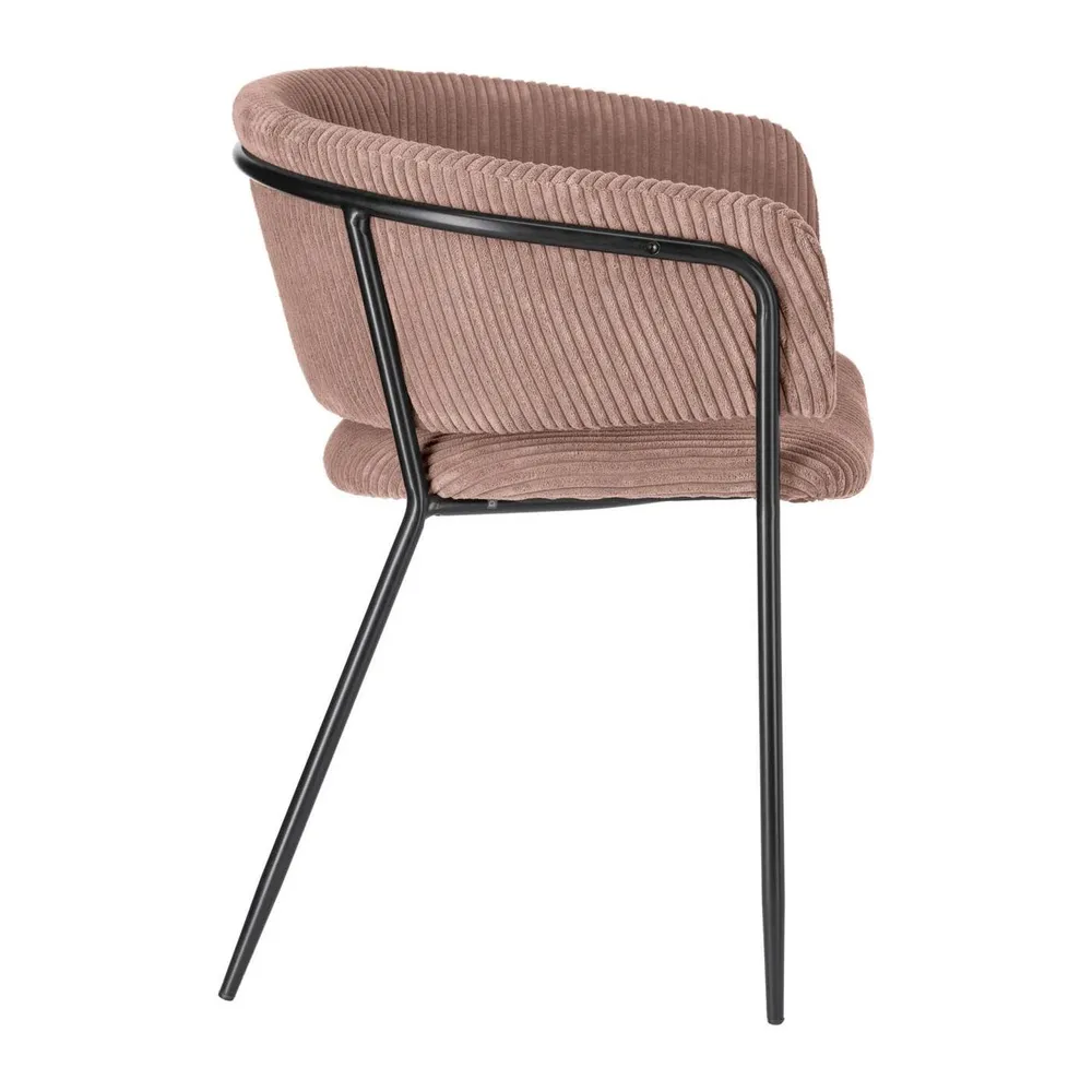 Стул Konnie розовый вельвет La Forma (ex Julia Grup)