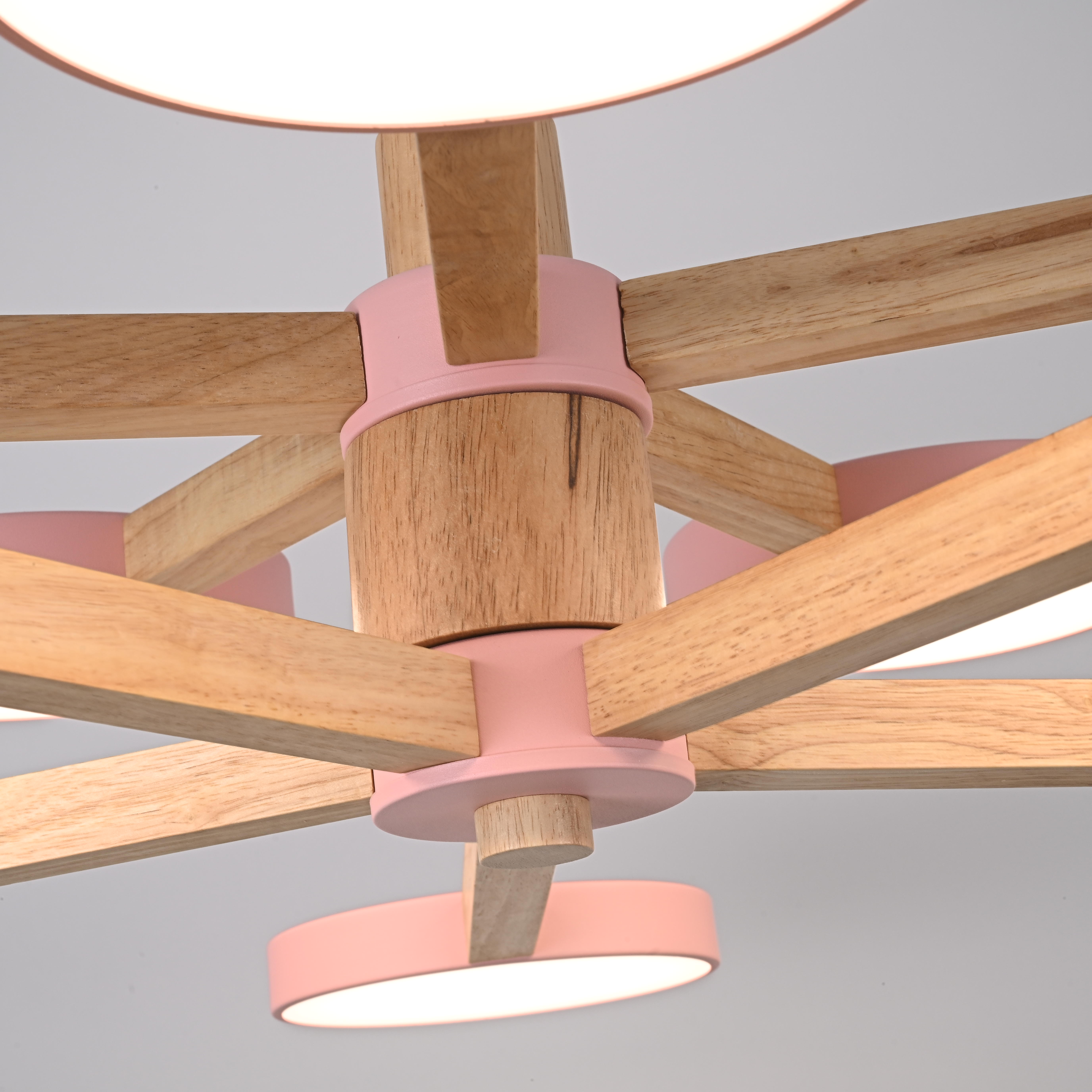 Подвесная люстра TURNA DBL L10 Pink by ImperiumLoft