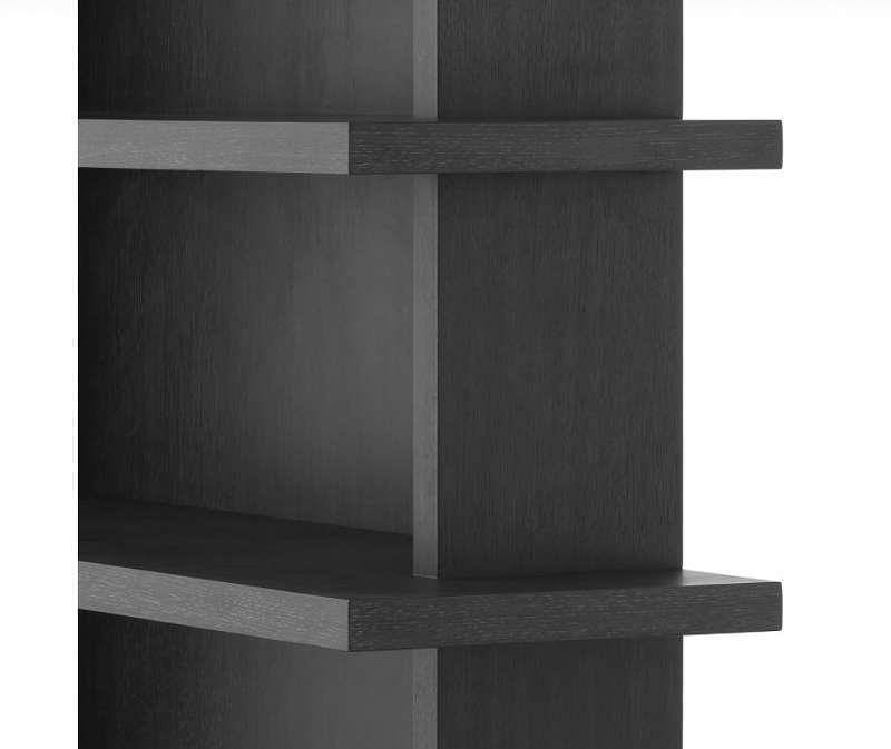 Стеллаж Eichholtz Malibu charcoal grey oak veneer 115082
