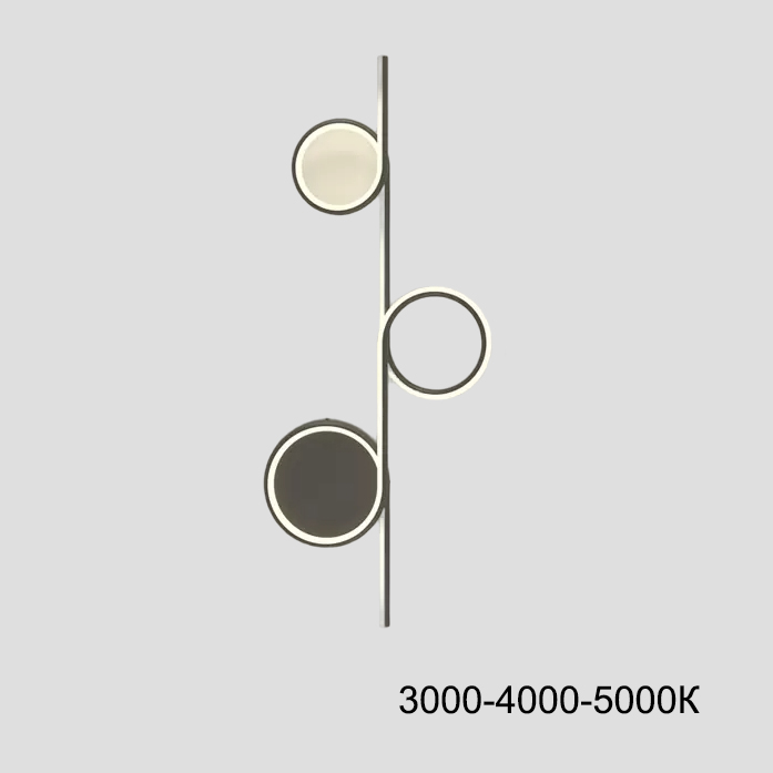 Настенный светильник DONATA С H60 Black Трехцветный свет by ImperiumLoft