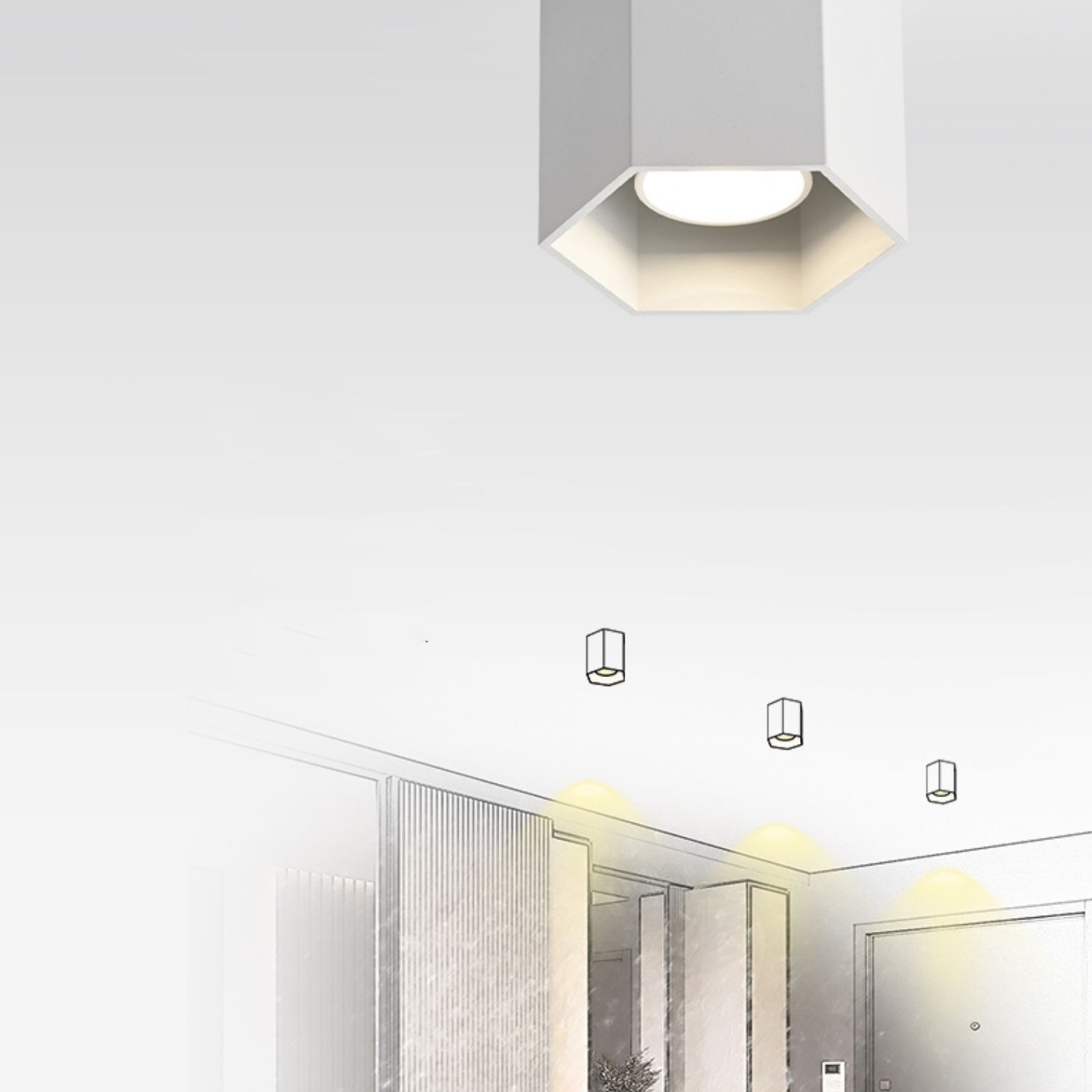 Точечный светодиодный светильник CONSOLE L4 White 4000К 20W by ImperiumLoft