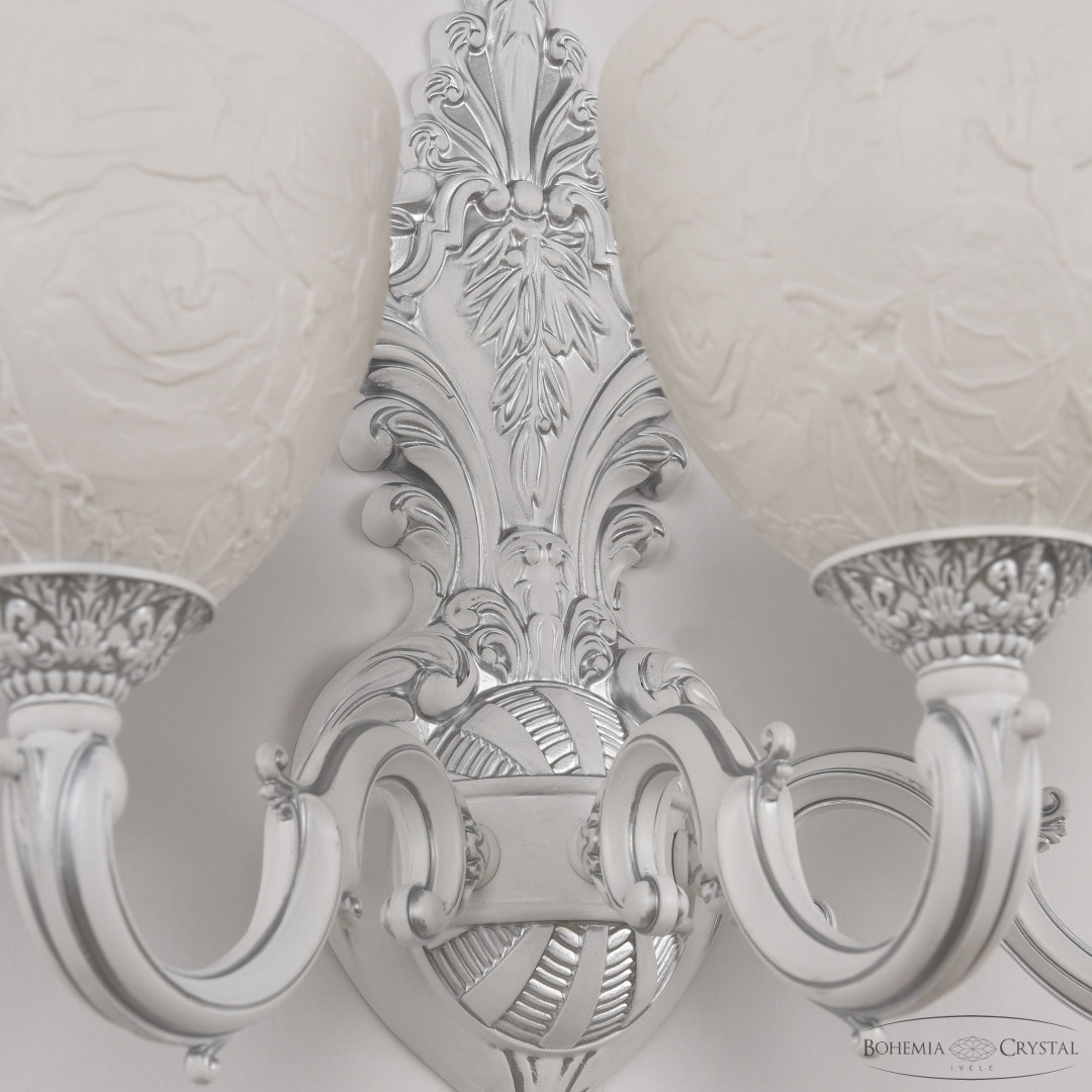 Бра с костяным фарфором AL7801B15/3/175 WMN P1 U Rose Bohemia Ivele Crystal