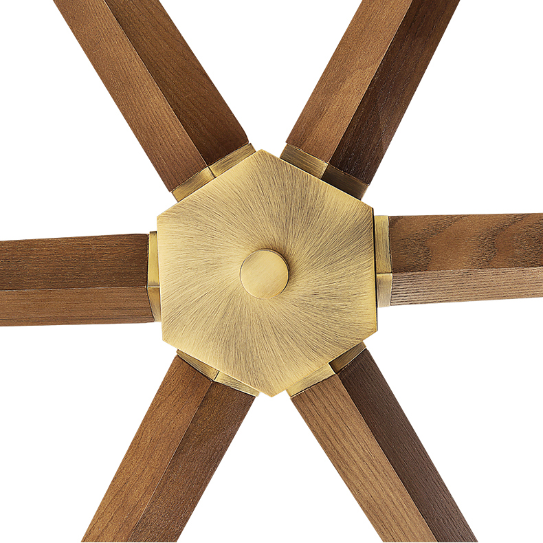 Люстра Jorgenson D85 White/Light wood by ImperiumLoft