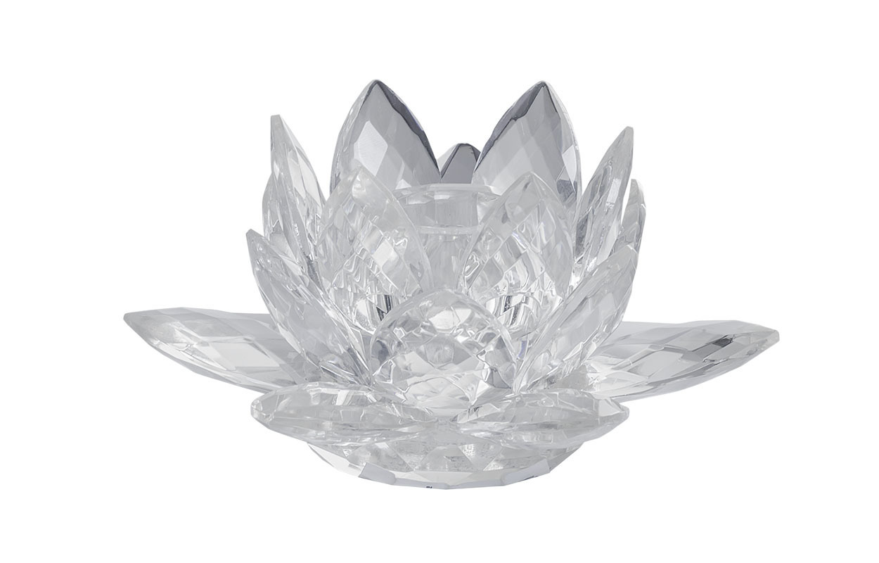 Подсвечник хрустальный "Лотос" Garda Decor X110279