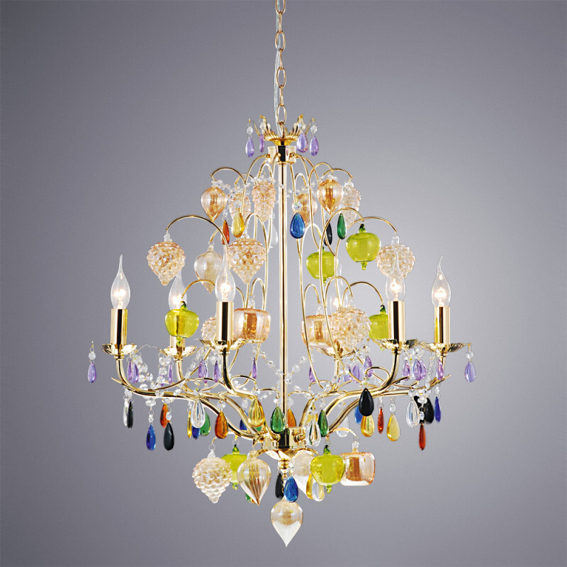 Подвесная люстра Arte Lamp A2011LM-6GO