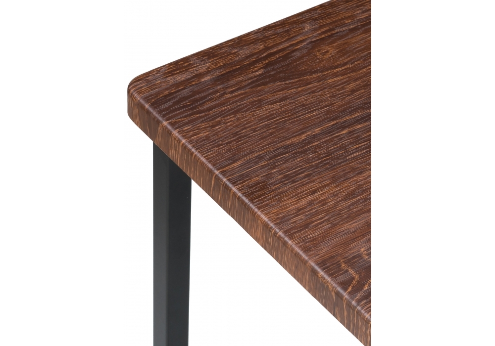 Барный стул Woodville Лофт филадельфия коньяк / черный матовый 432938