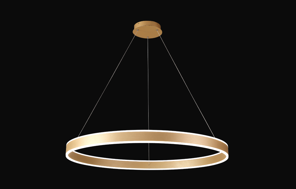 Люстра Crystal Lux MUCHOS SP88W LED D1000 GOLD