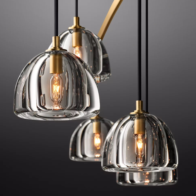 Подвесная люстра Future D152 Brass by ImperiumLoft