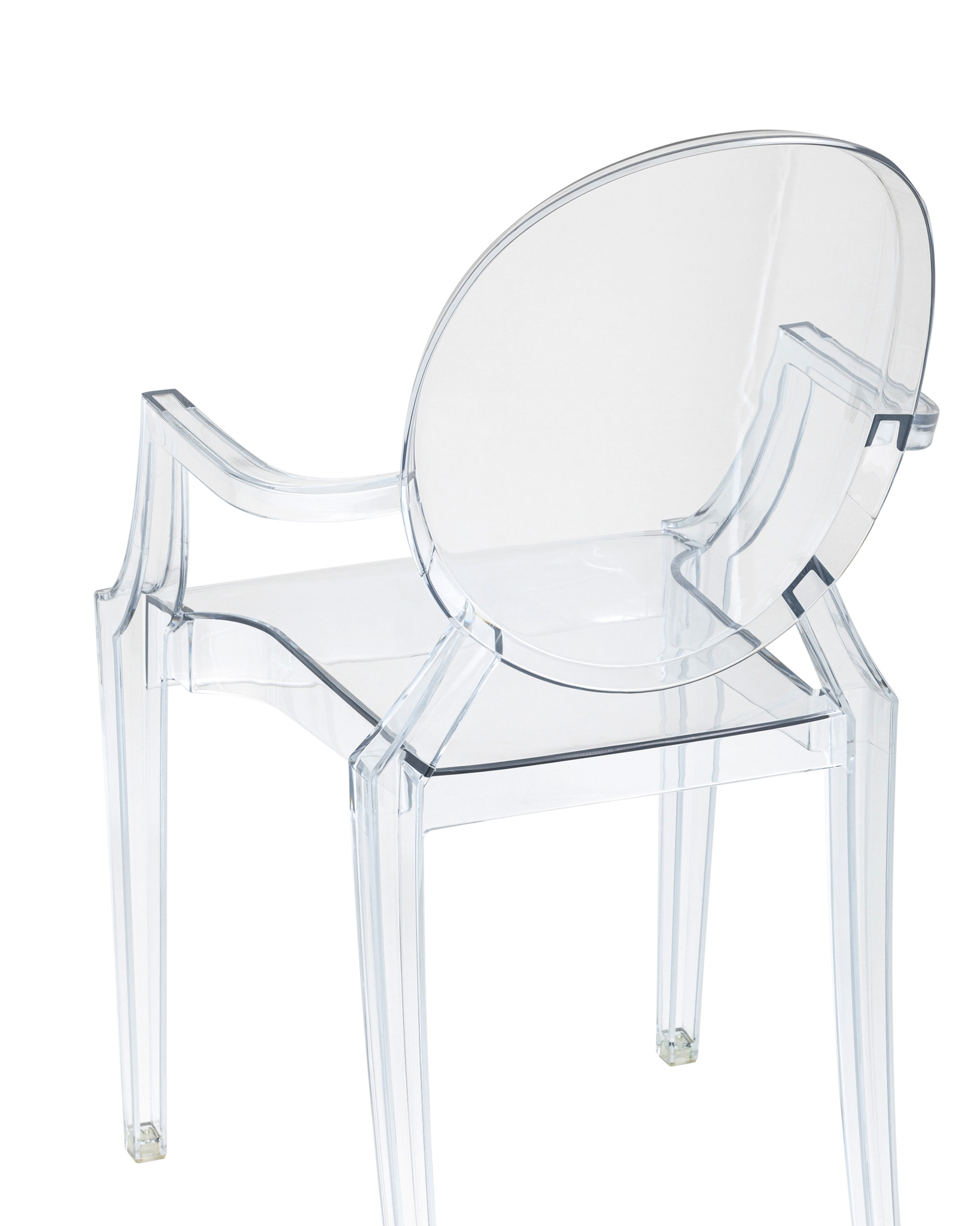 Стул Victoria Ghost с подлокотниками прозрачный Stool Group