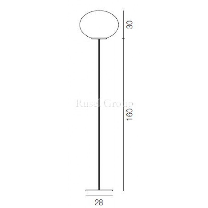 Напольный светильник Vistosi LUCCIOLA PT M