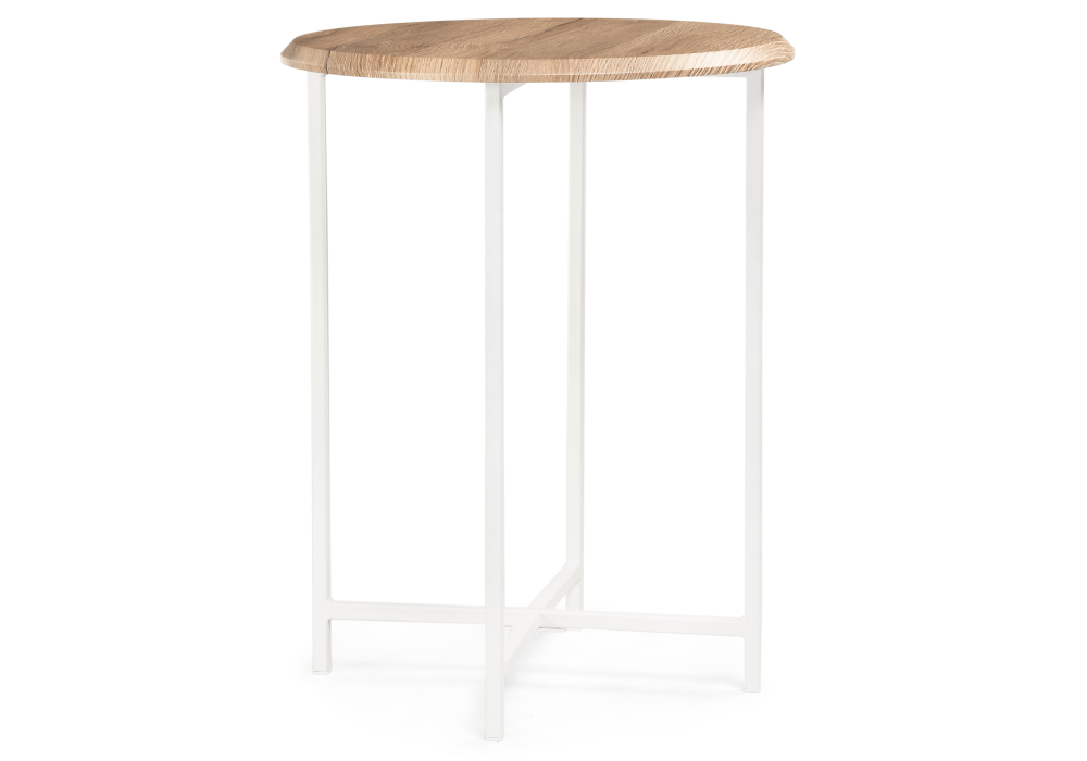 Журнальный стол Woodville Грейс дуб вотан / белый 520649