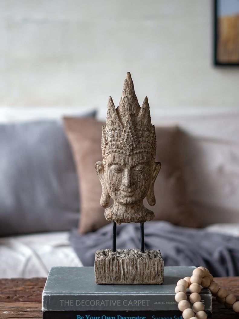 Фигурка Голова Будды Glasar 73631