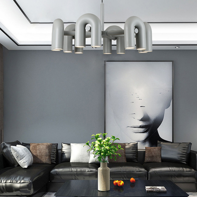 Подвесная Люстра Fanny 8 Grey By Imperiumloft