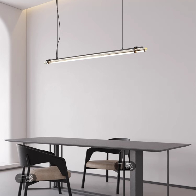 Реечный, рядный светильник DITMAR LONG L120 Black by ImperiumLoft