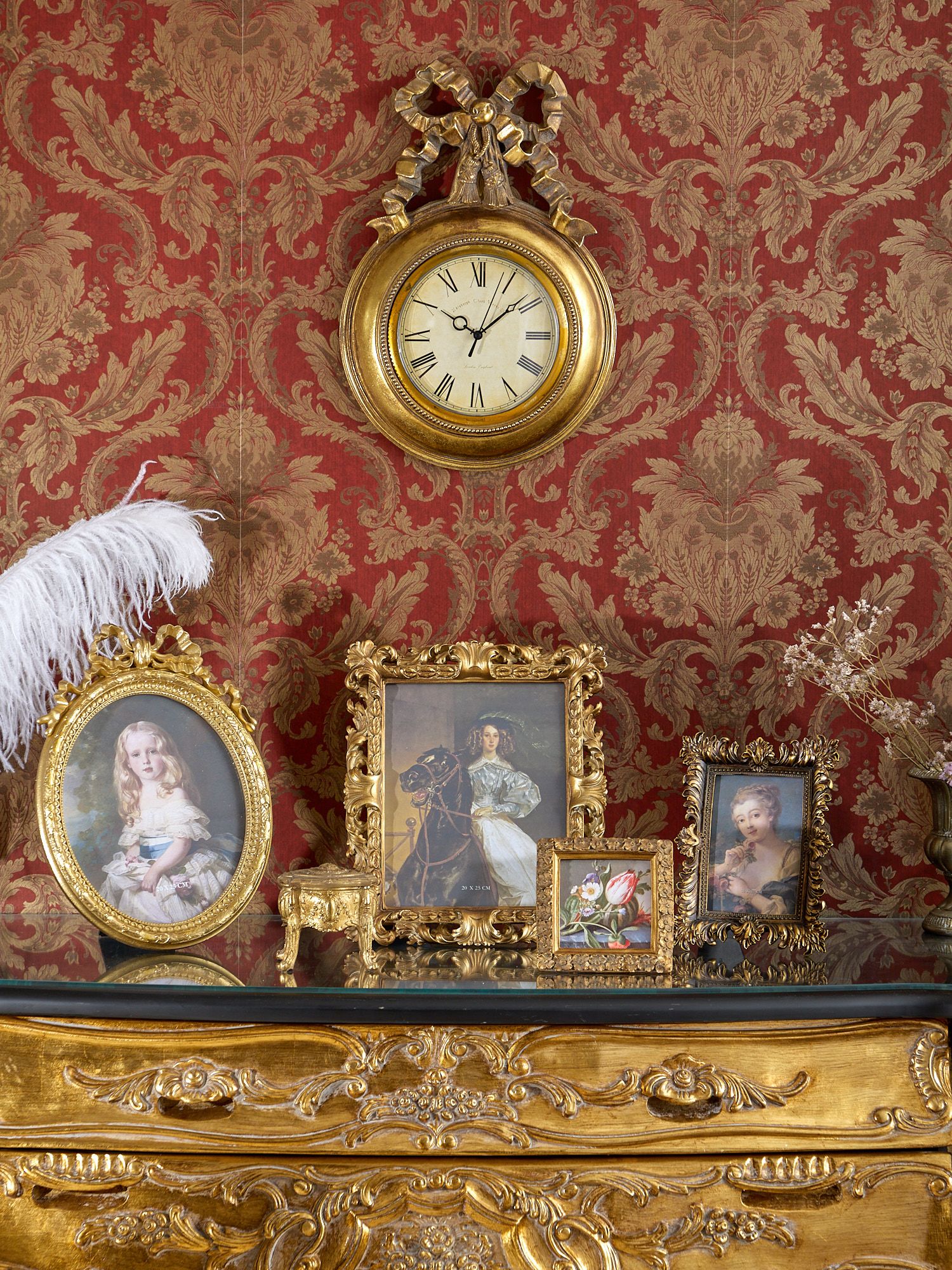 Фоторамка настольно-настенная, под старину Glasar 28-443