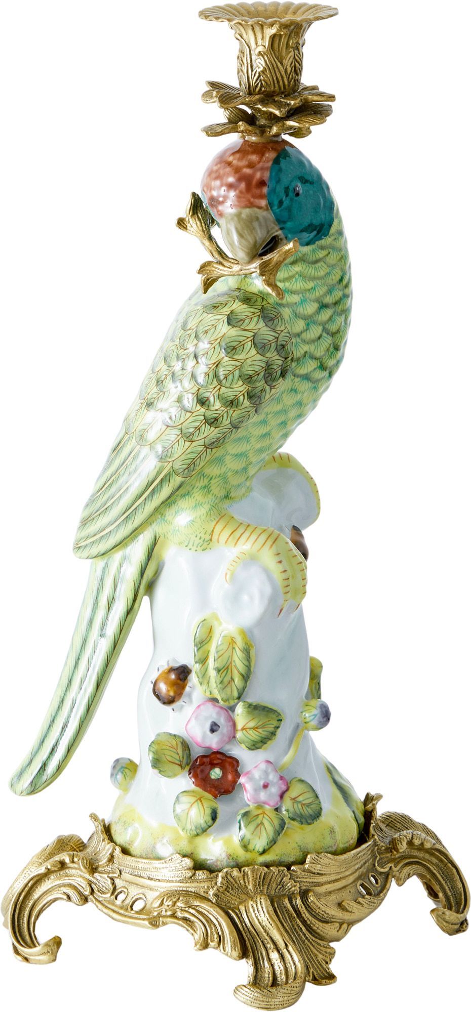 Подсвечник Попугай Glasar 31G1494/F721BC/DG2144