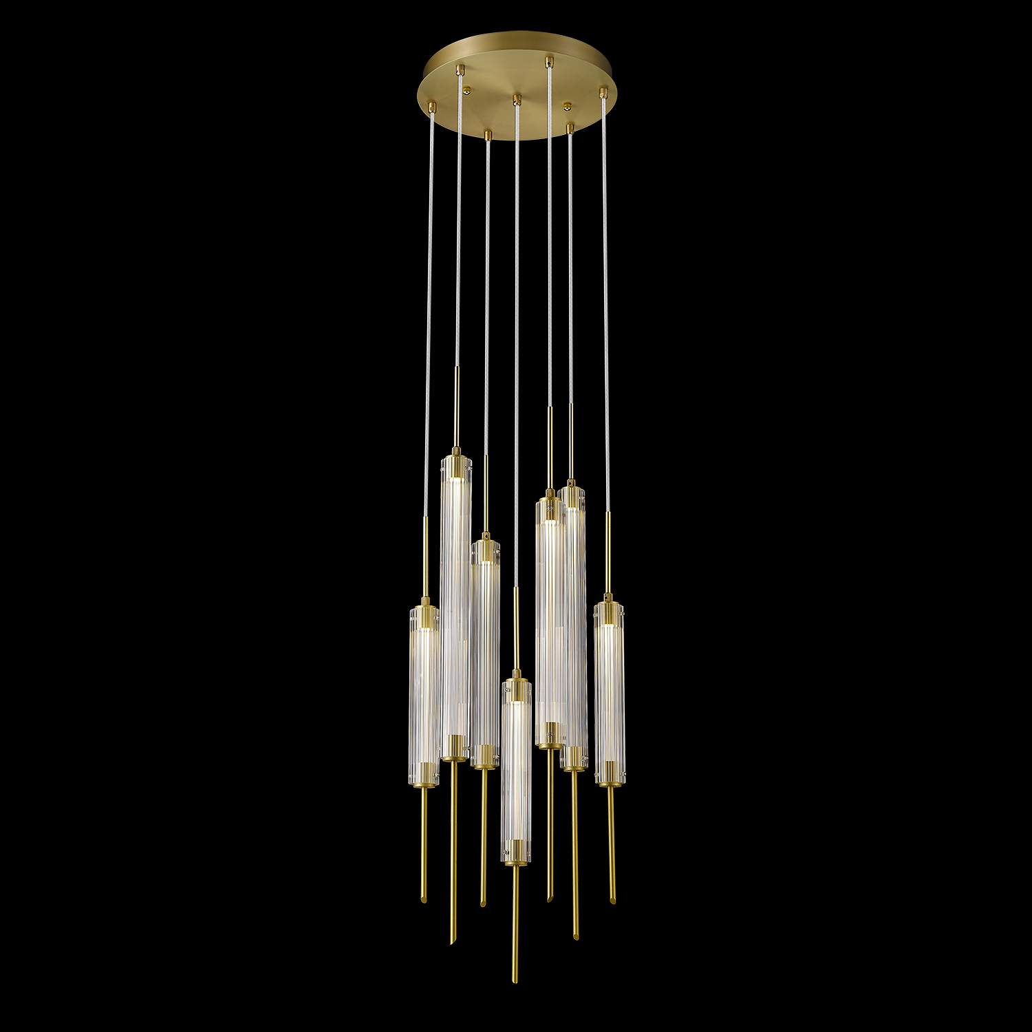 Подвесной светильник Delight Collection P98041-7 brass