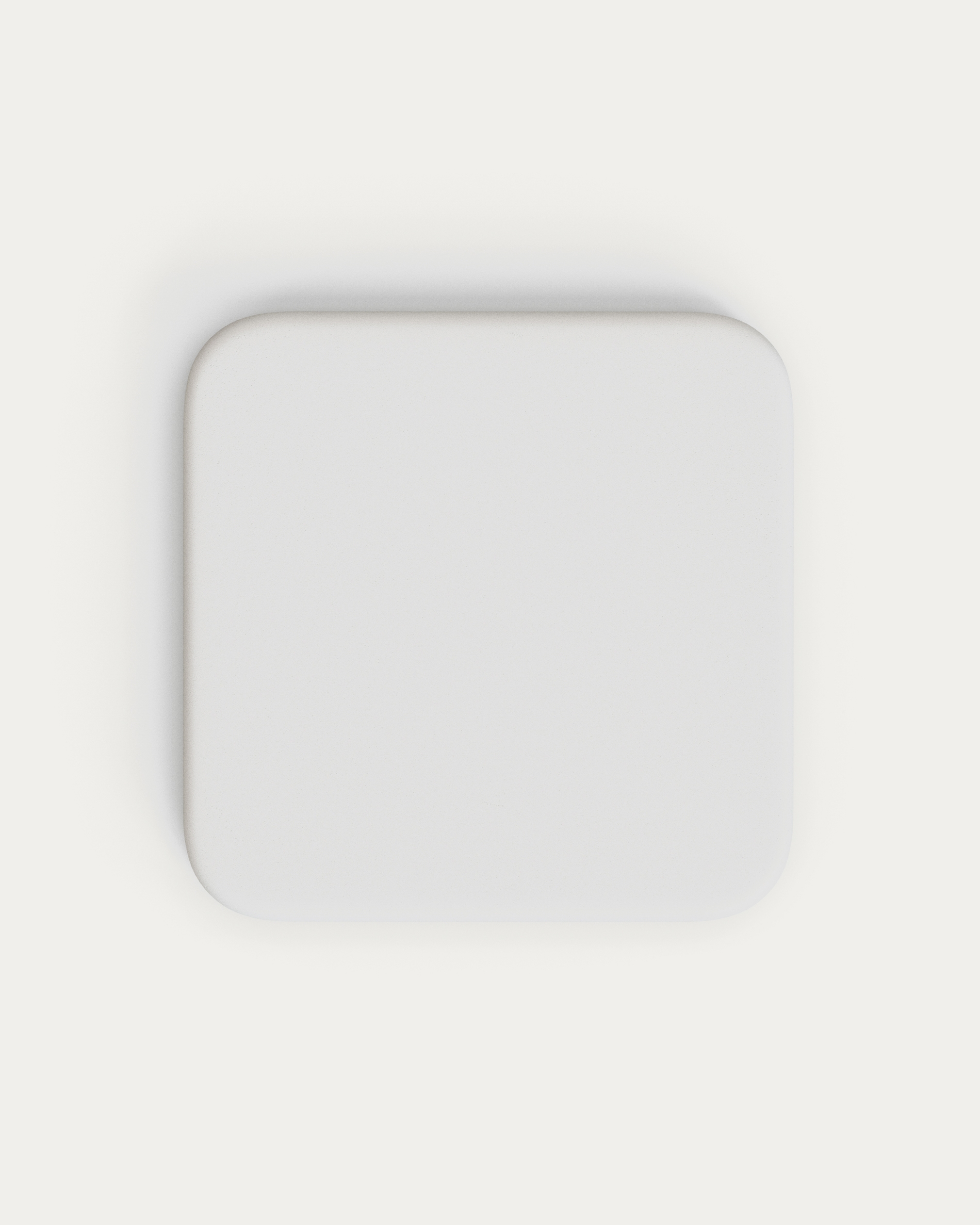 Уличный стол Dina белый из цемента и стали со столешницей 70х70 см La Forma 263219