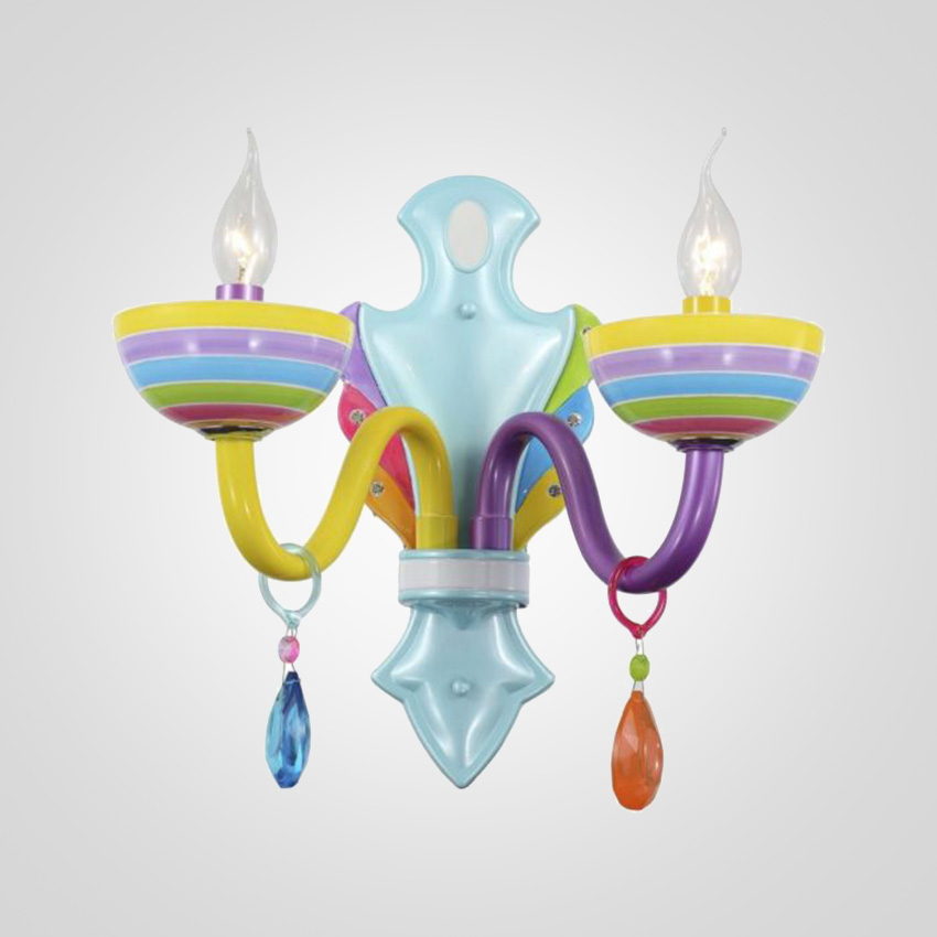 Разноцветный настенный светильник RAINBOW WALL 5 by ImperiumLoft