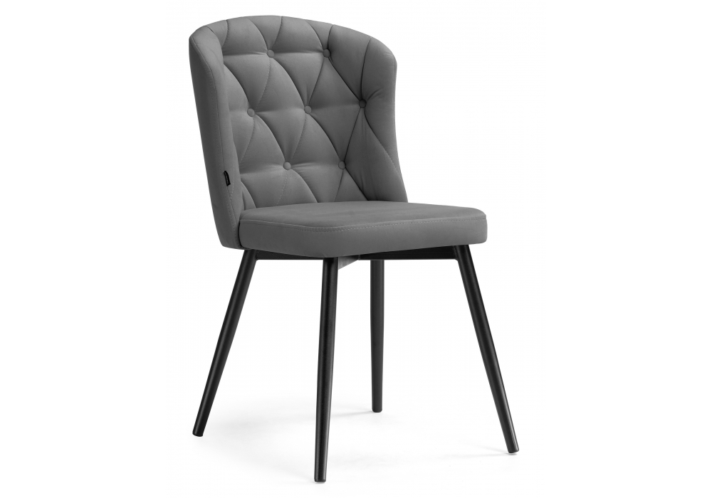 Стул Woodville Алиссум velutto 12 / черный 499993