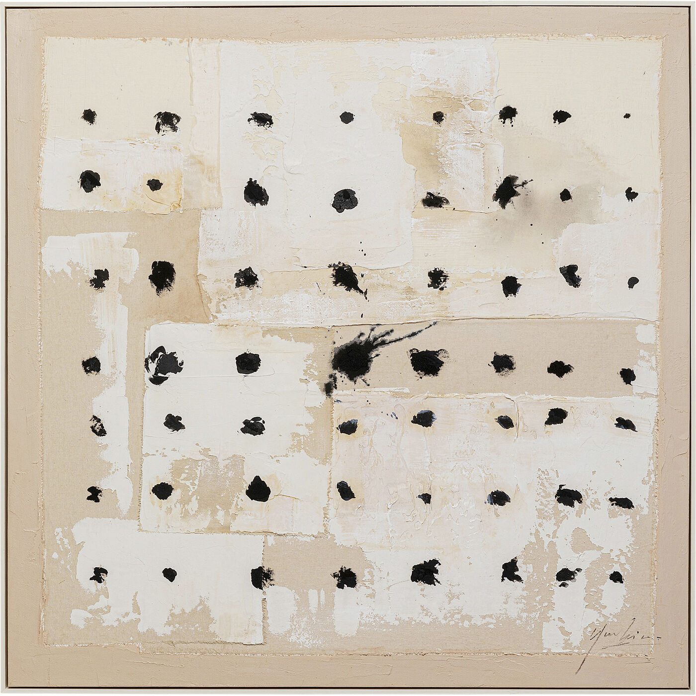 Картина в раме Creative Dots 120x120 см KARE 56155