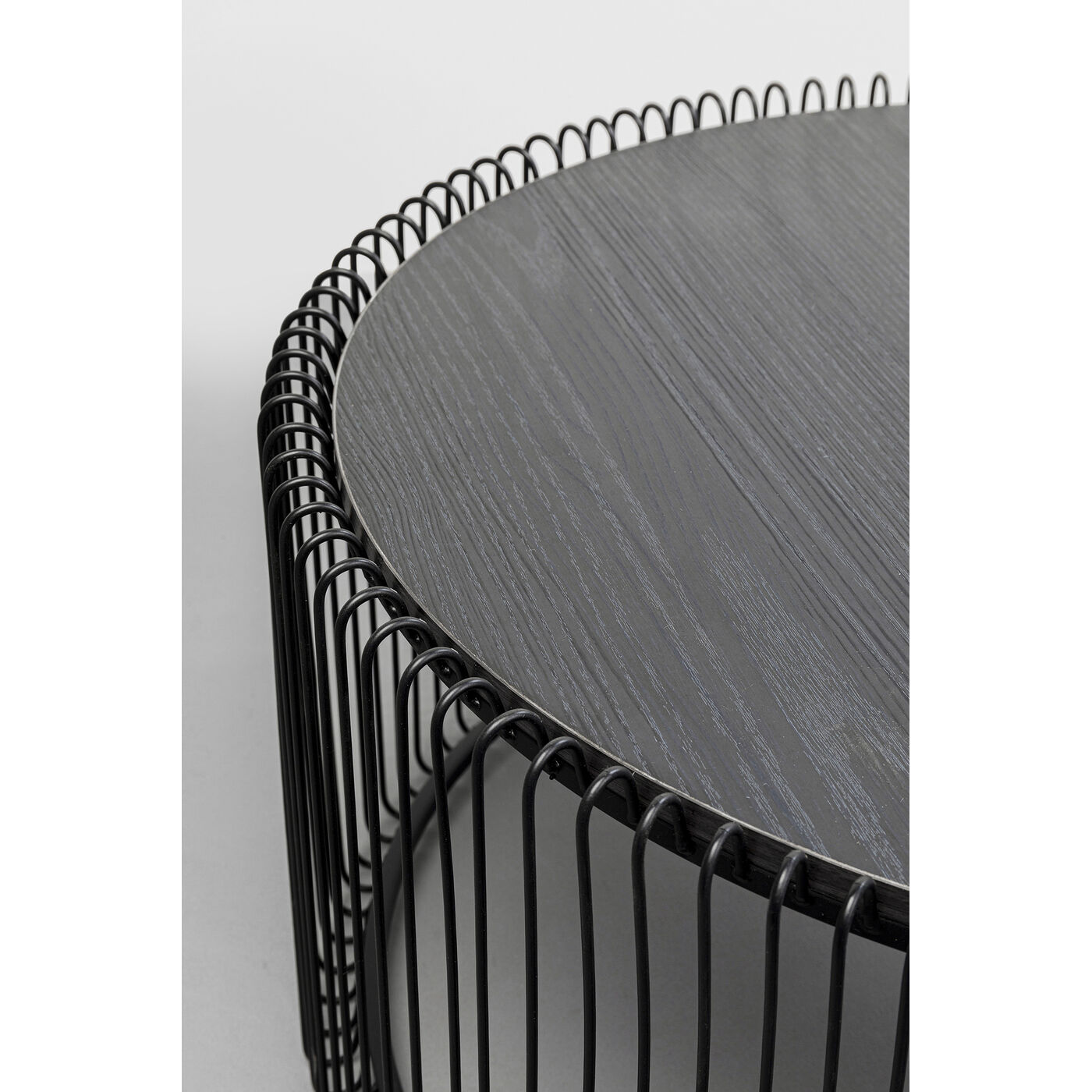 Стол кофейный Wire Black Wood (2/Set) KARE 87816