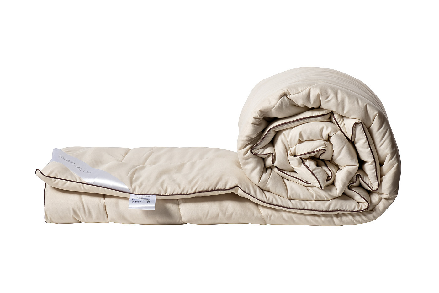 Одеяло "Персей" 200х220см верблюжья шерсть Garda Decor 104BP-OSHP20- BEG