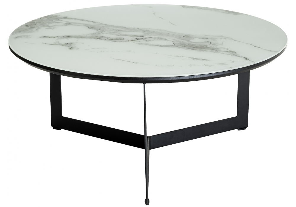 Журнальный стол Woodville Роб D-700 мрамор белый 462373