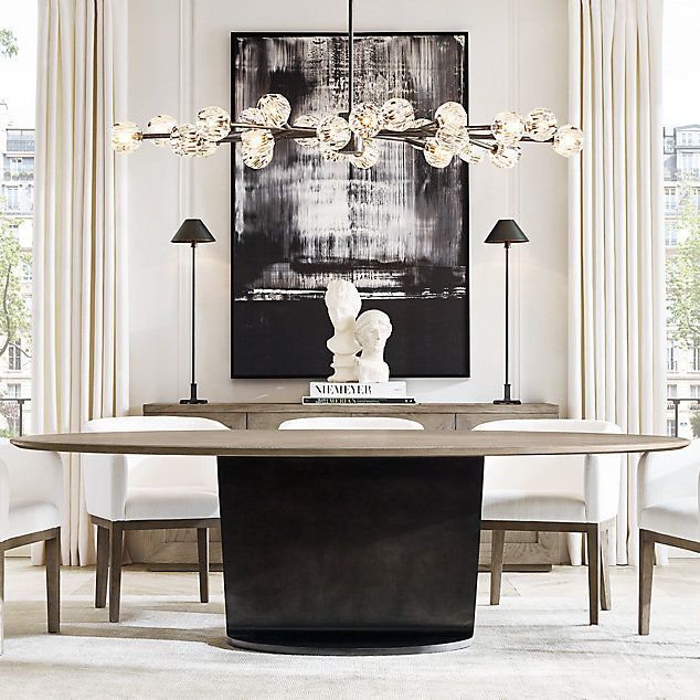 Люстра Restoration Hardware Boule De Cristal Nickel