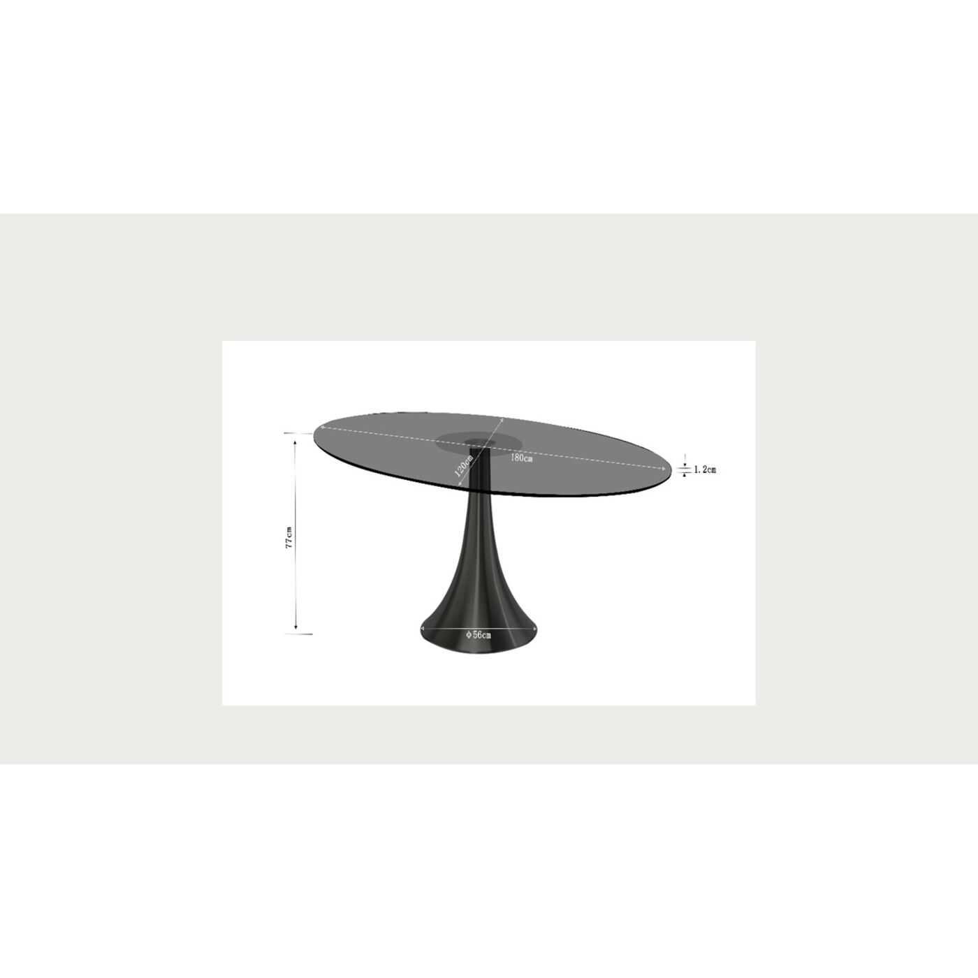 Стол Grande Possibilita Agate Ø120cm KARE 70685