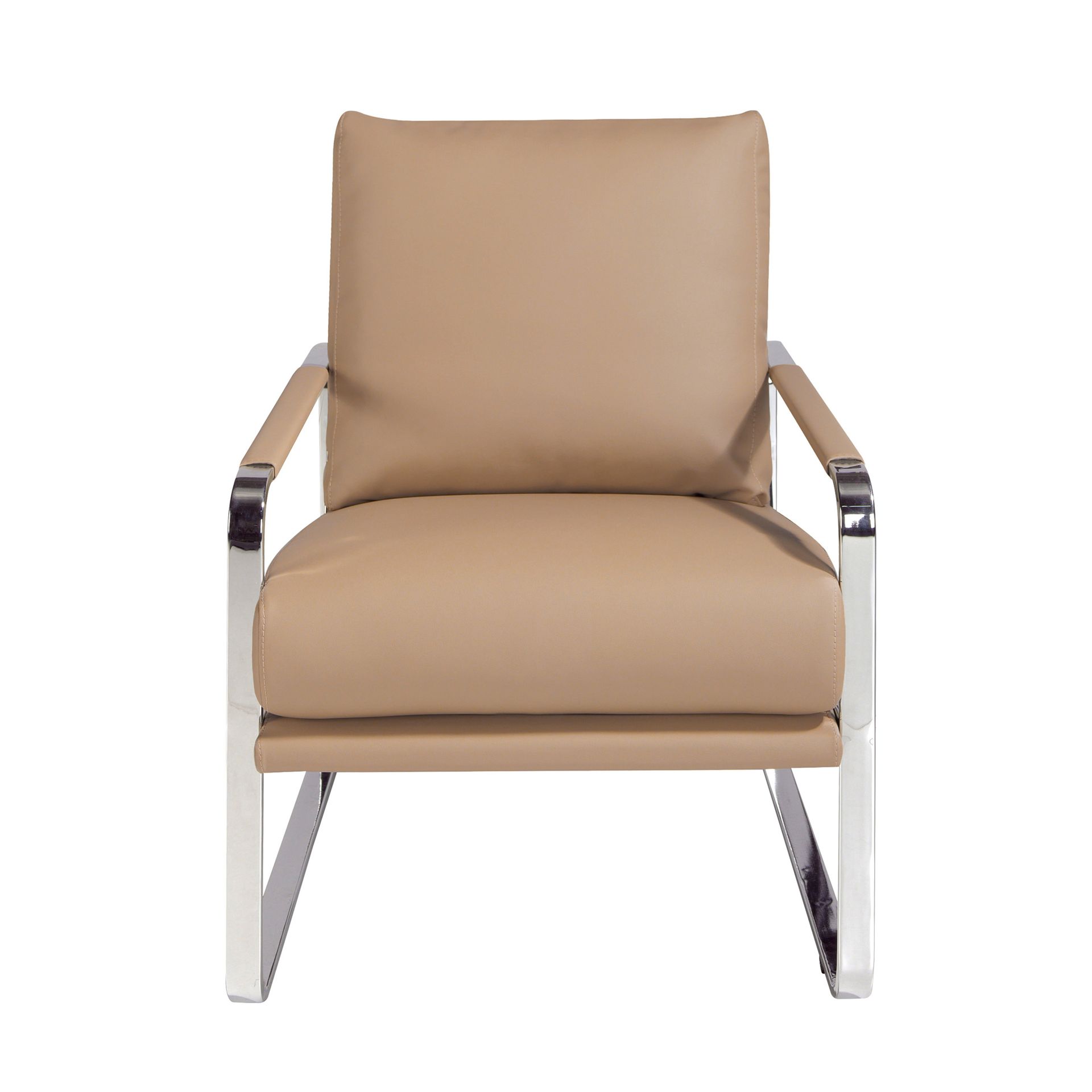 Кресло SF399/5046 из экокожи цвета норки Angel Cerda