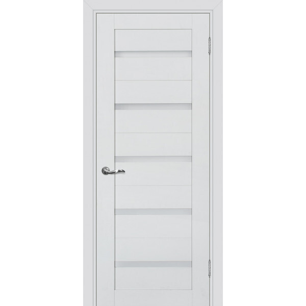 Межкомнатная дверь Graf PSC-7 белый сатинат Агат (1900 х 550)