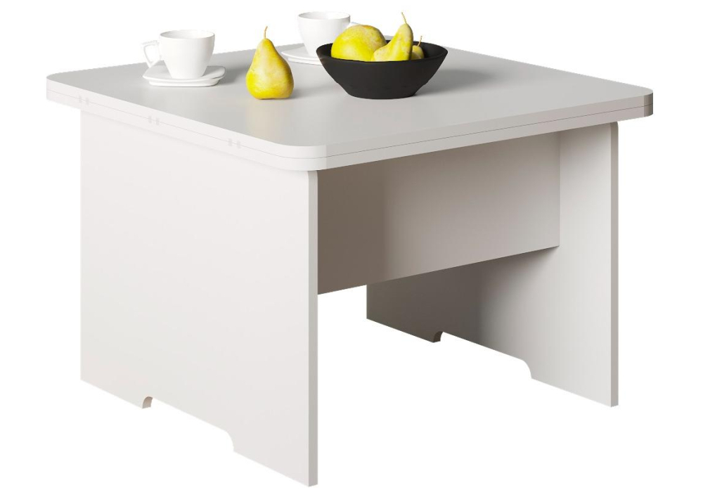 Стол-трансформер Woodville Престиж белый 402960