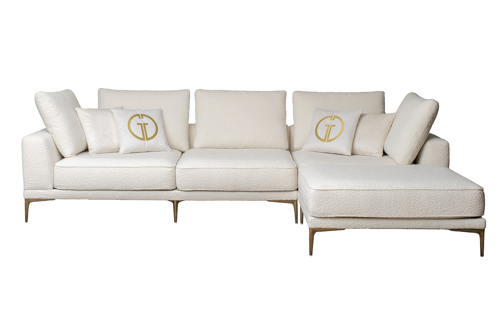 Диван Tesoro модульный правый Garda Decor Комплект мебели №52 модульный Диван Tesoro