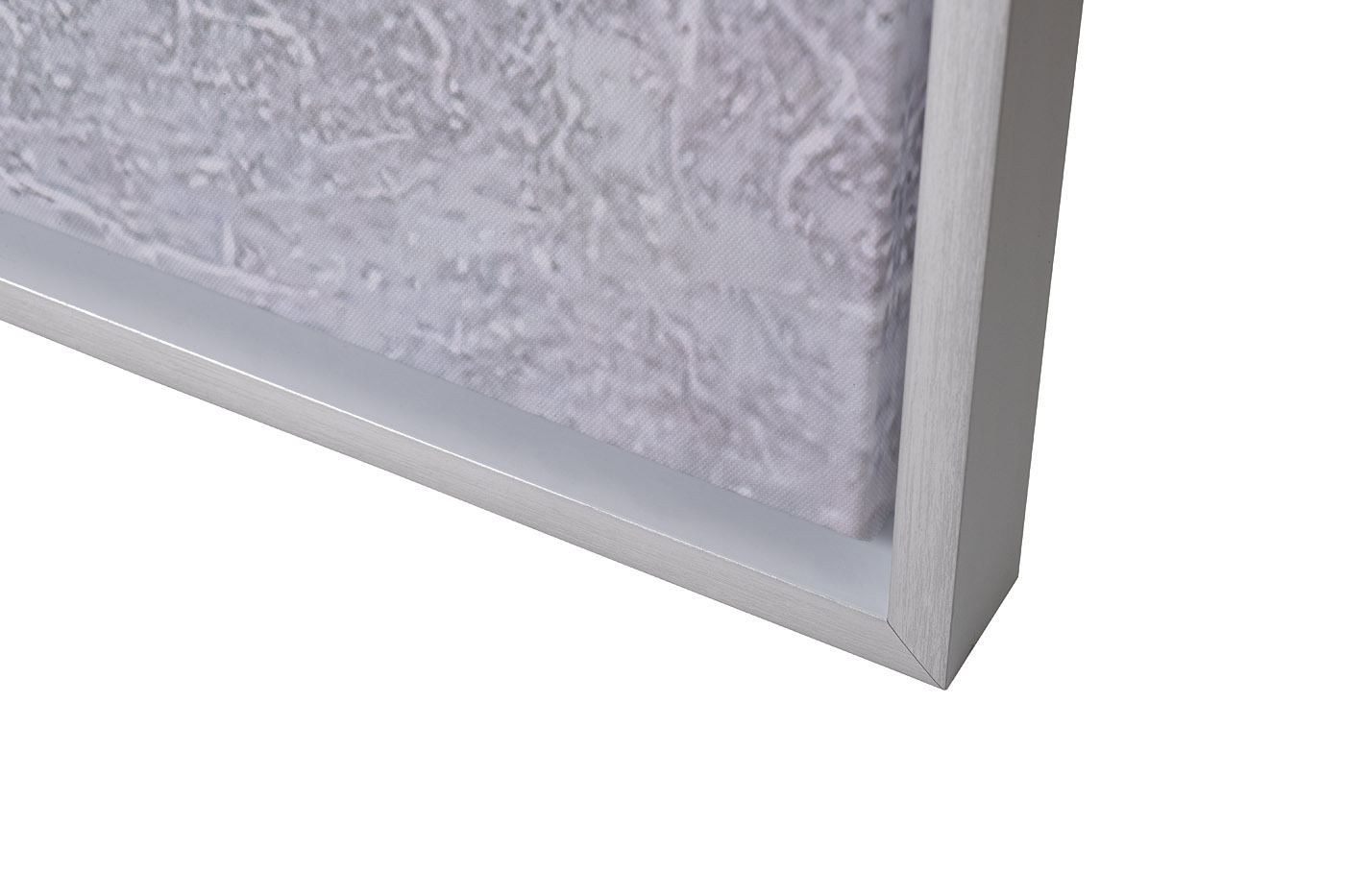 Холст "Голубой мак" в серебряном багете Garda Decor 89VOR-AQUARELLE39