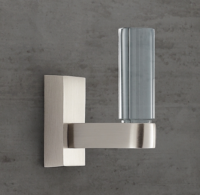 Крючок Restoration Hardware Lambeth Crystal Satin Nickel