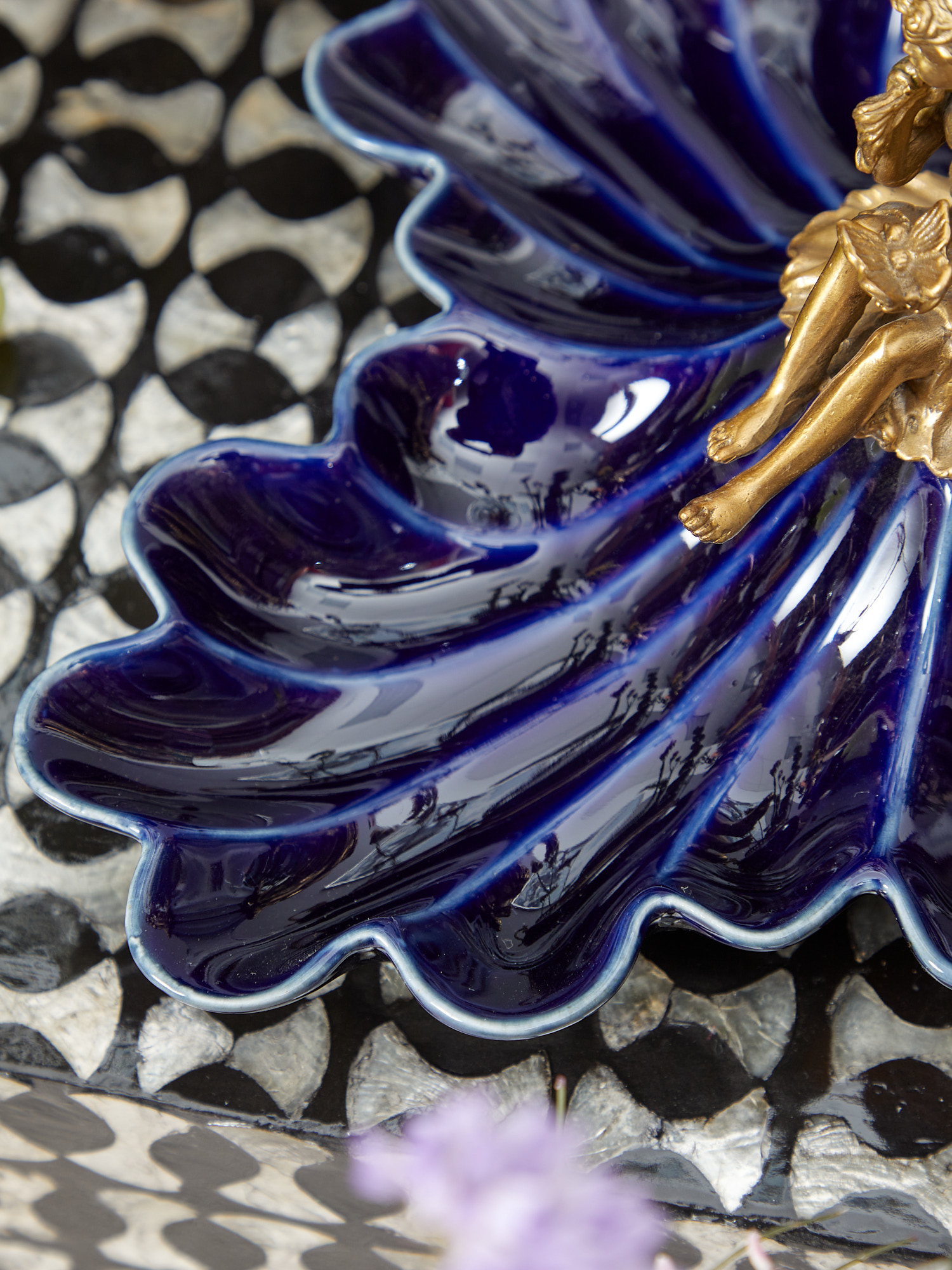 Менажница с ангелом сидит Glasar C451/U16