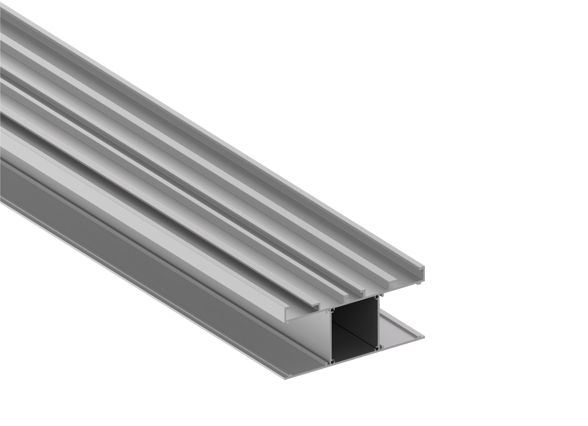 Накладной двусторонний алюминиевый профиль Donolux DN18520Alu