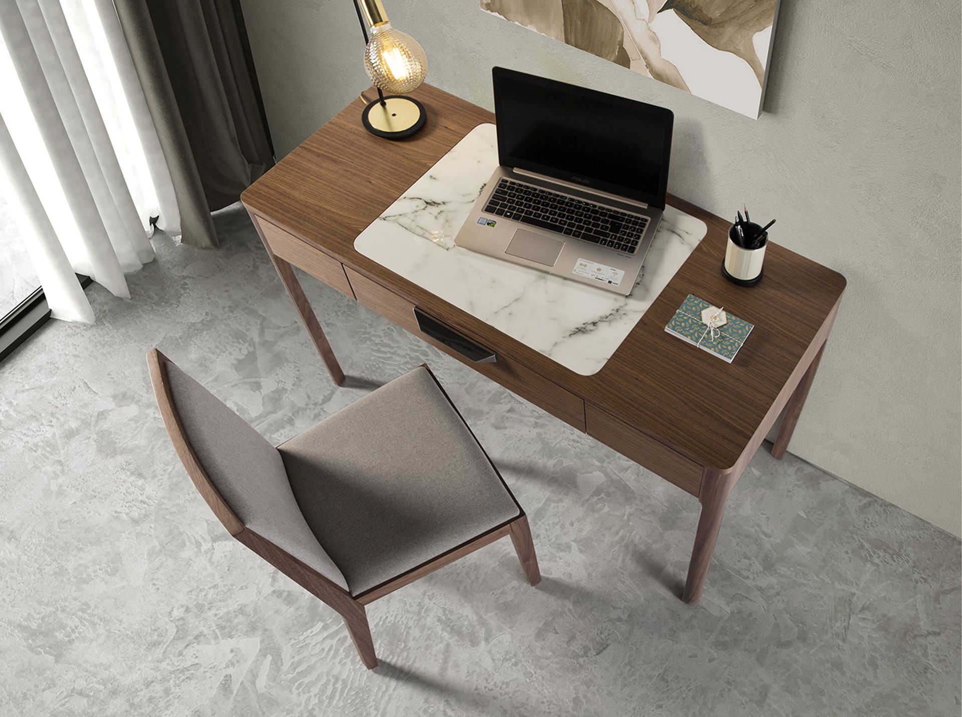 Письменный стол с выдвижным ящиком CP1806/7043 Angel Cerda