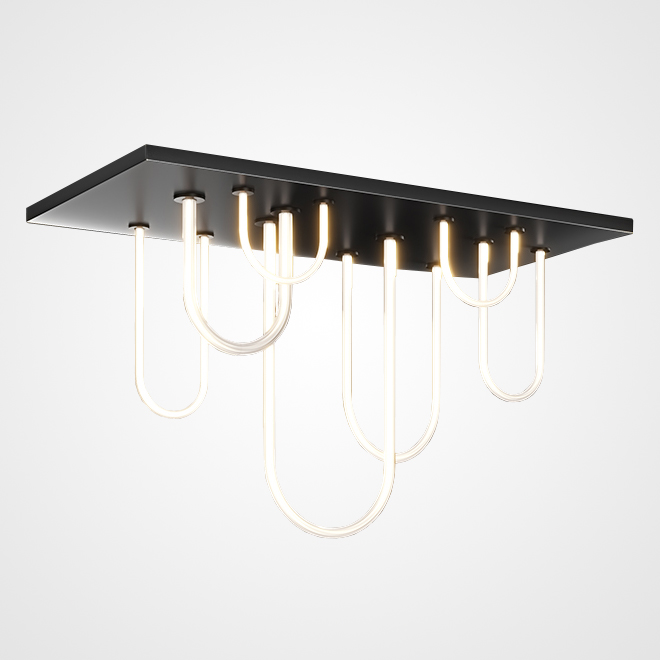 Потолочная люстра HILARY B L120 Black by ImperiumLoft