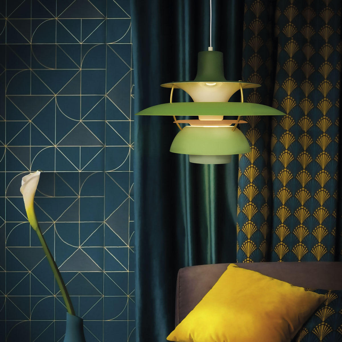Подвесной светильник LOFT IT Floret 10113 Green